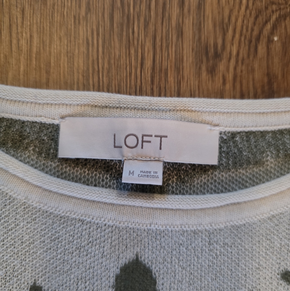 LOFT leaf Patterned Tunic - Picture 3 of 8